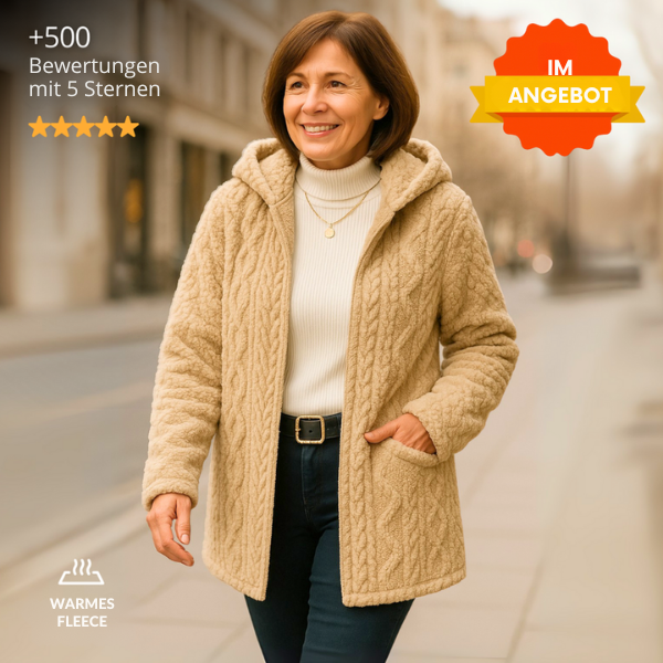 Wärmende Fleecejacke