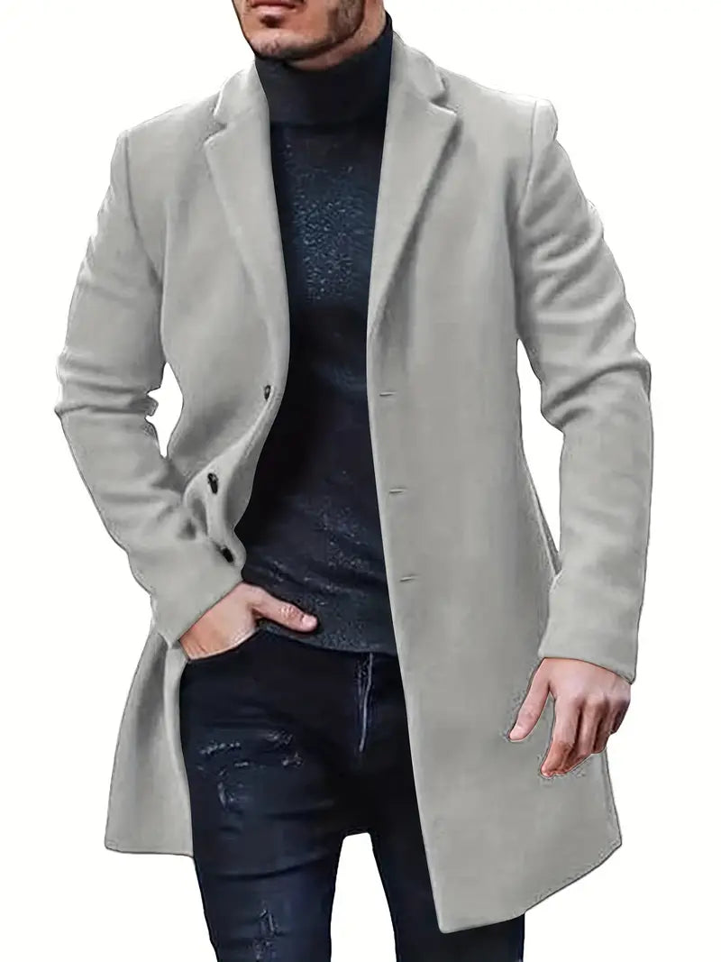 Einreihiger Trenchcoat für Herren