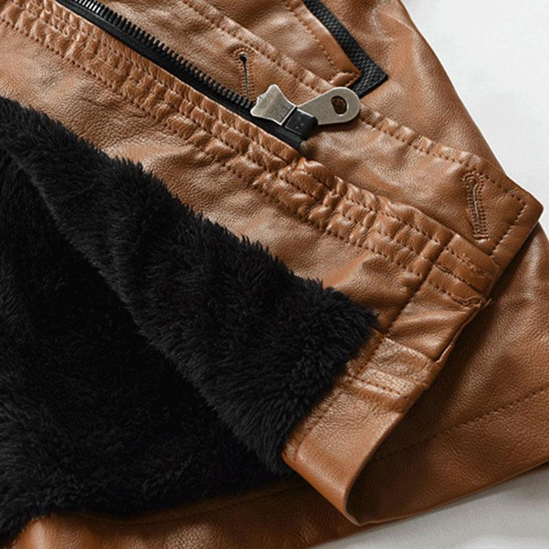 Vintage-Mantel mit mehreren Taschen für Herren