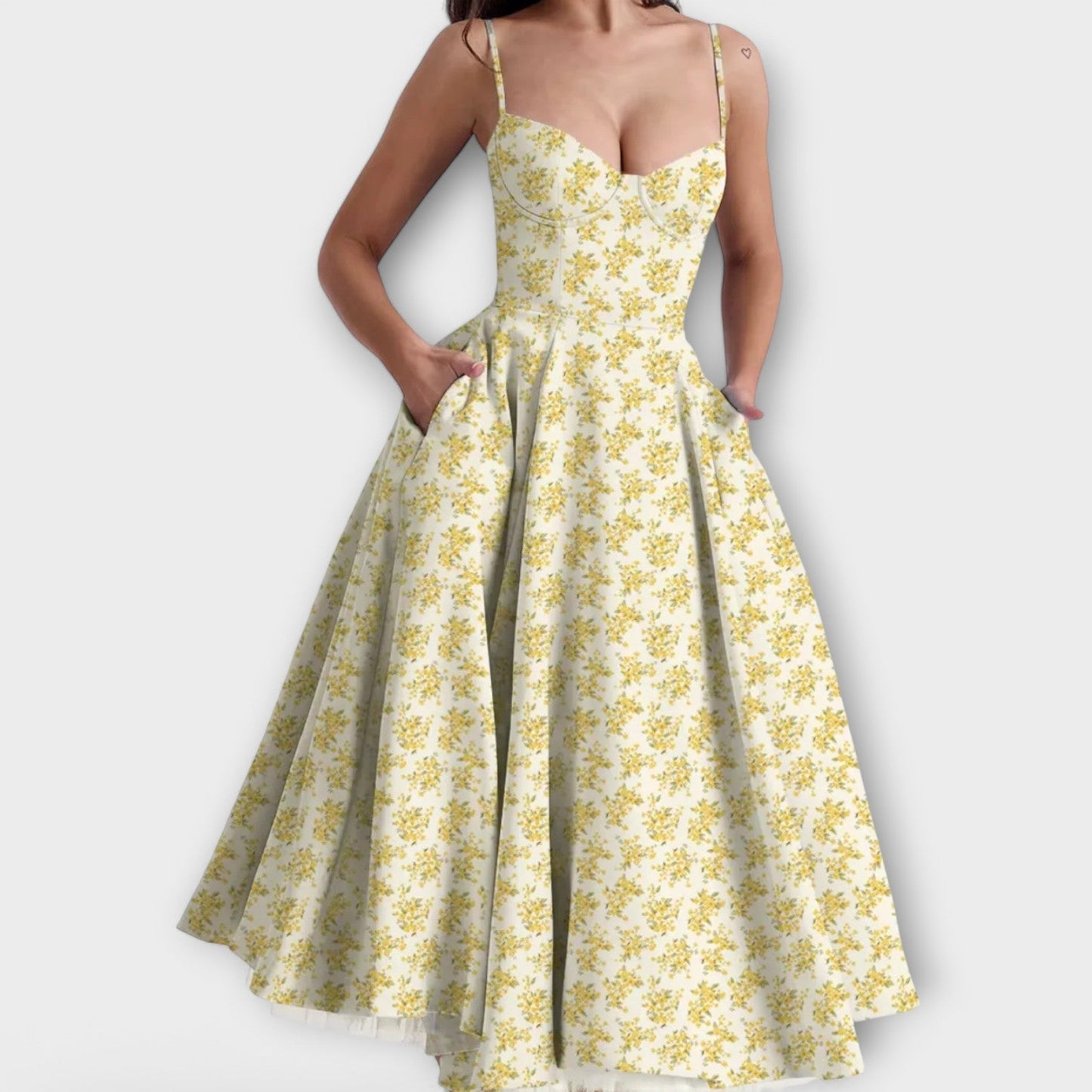 Mélie – Leichtes Sommerkleid mit Korsett-Detail