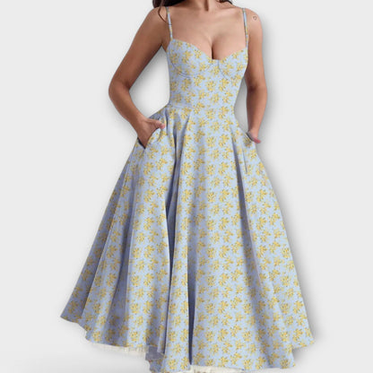 Mélie – Leichtes Sommerkleid mit Korsett-Detail