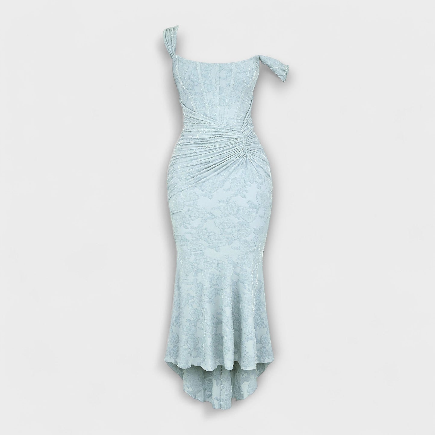 Renske - Langes Kleid mit Eleganten und Raffinierten Korsett