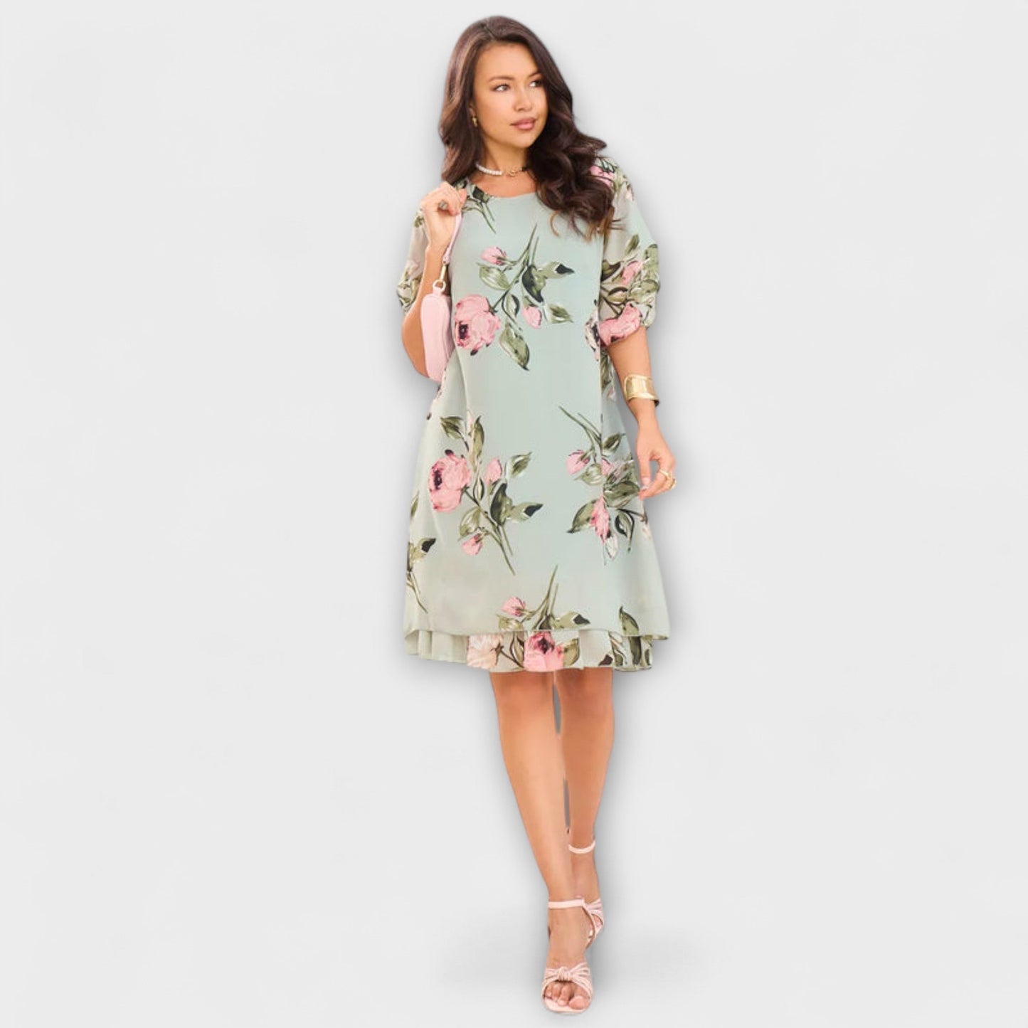 Aurora - Elegantes Chiffonkleid