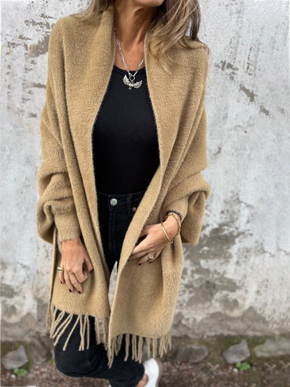 Alina™| Eleganter langärmeliger Wickelpullover