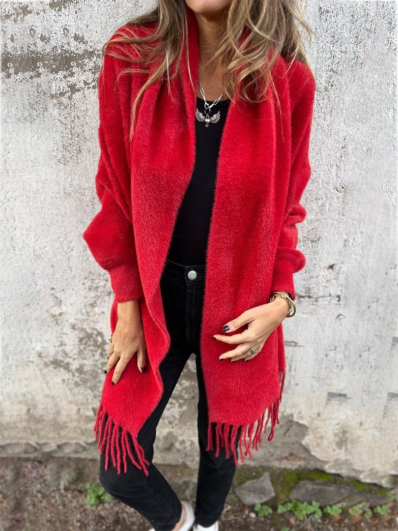 Alina™| Eleganter langärmeliger Wickelpullover
