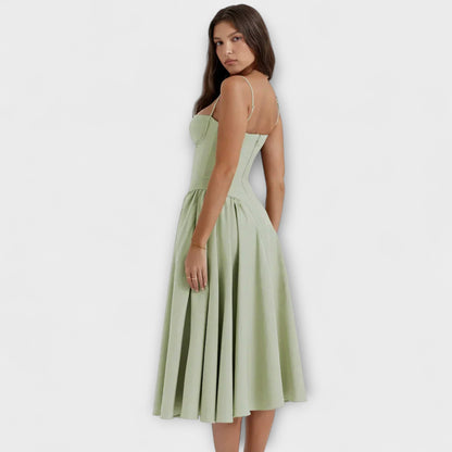 Rosalie - Verfeinertes ärmelloses Korsettkleid