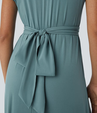 LYNN - Elegantes Wickelkleid mit hoher Taille