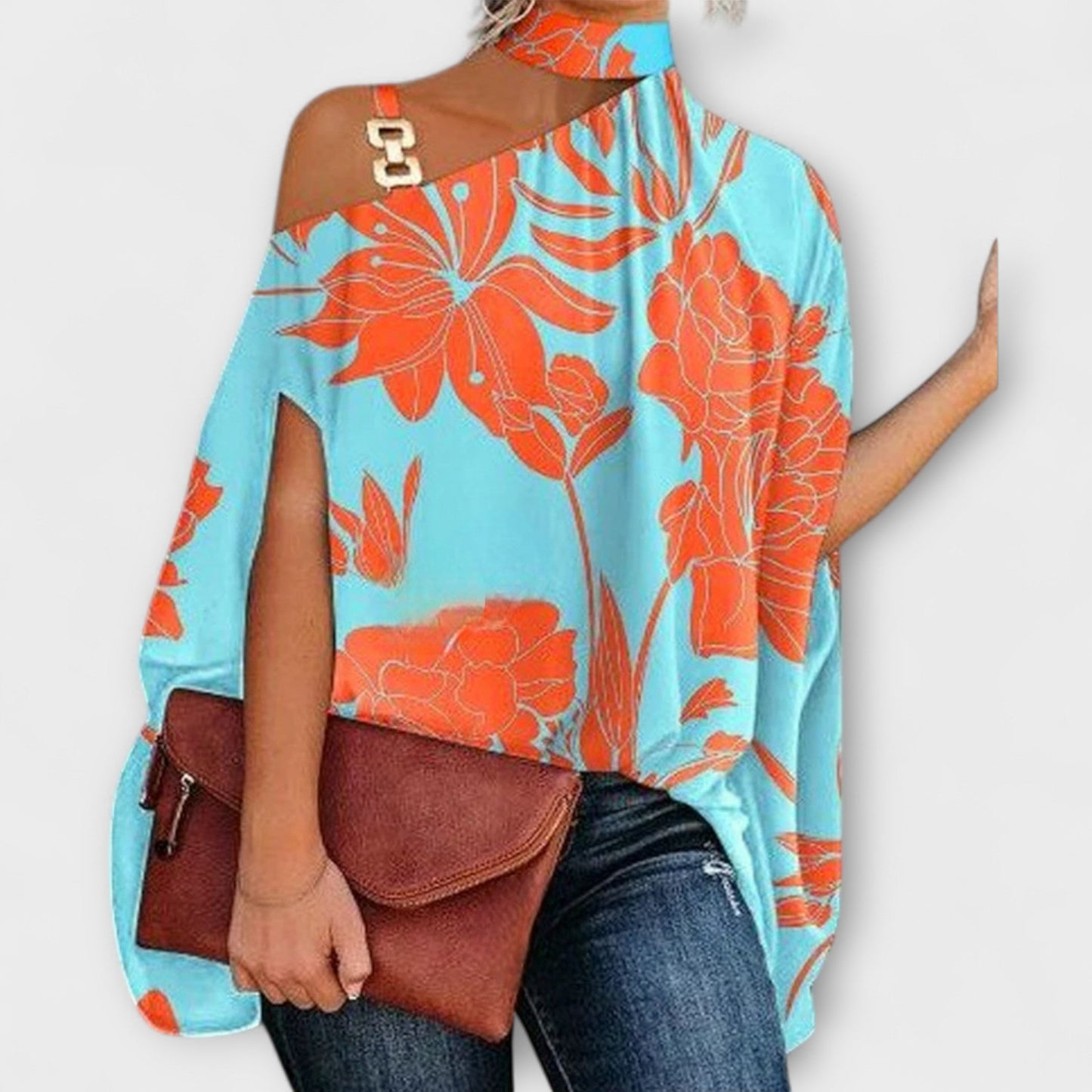 Schulterfreie Bluse für Damen