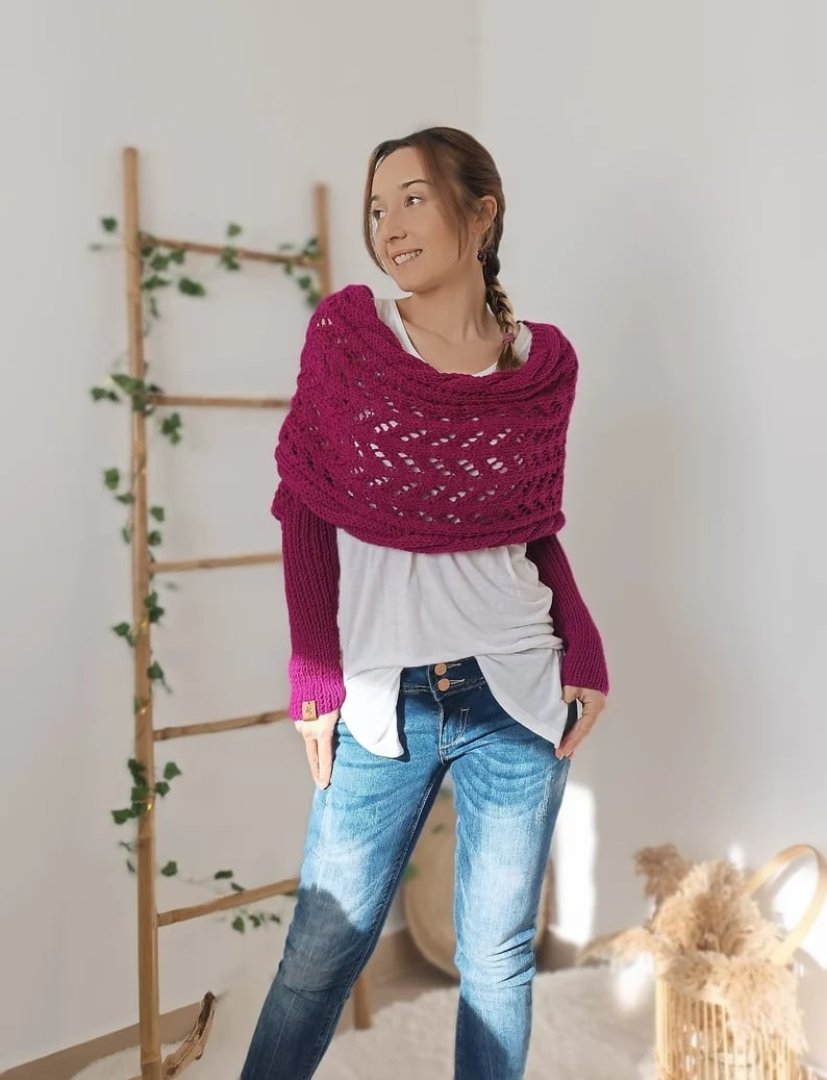 Liliana™| Bequemer Strickschal