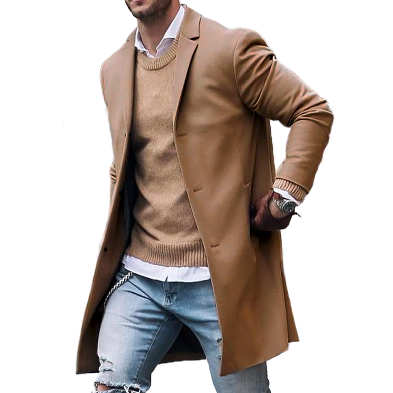 Einreihiger Trenchcoat für Herren