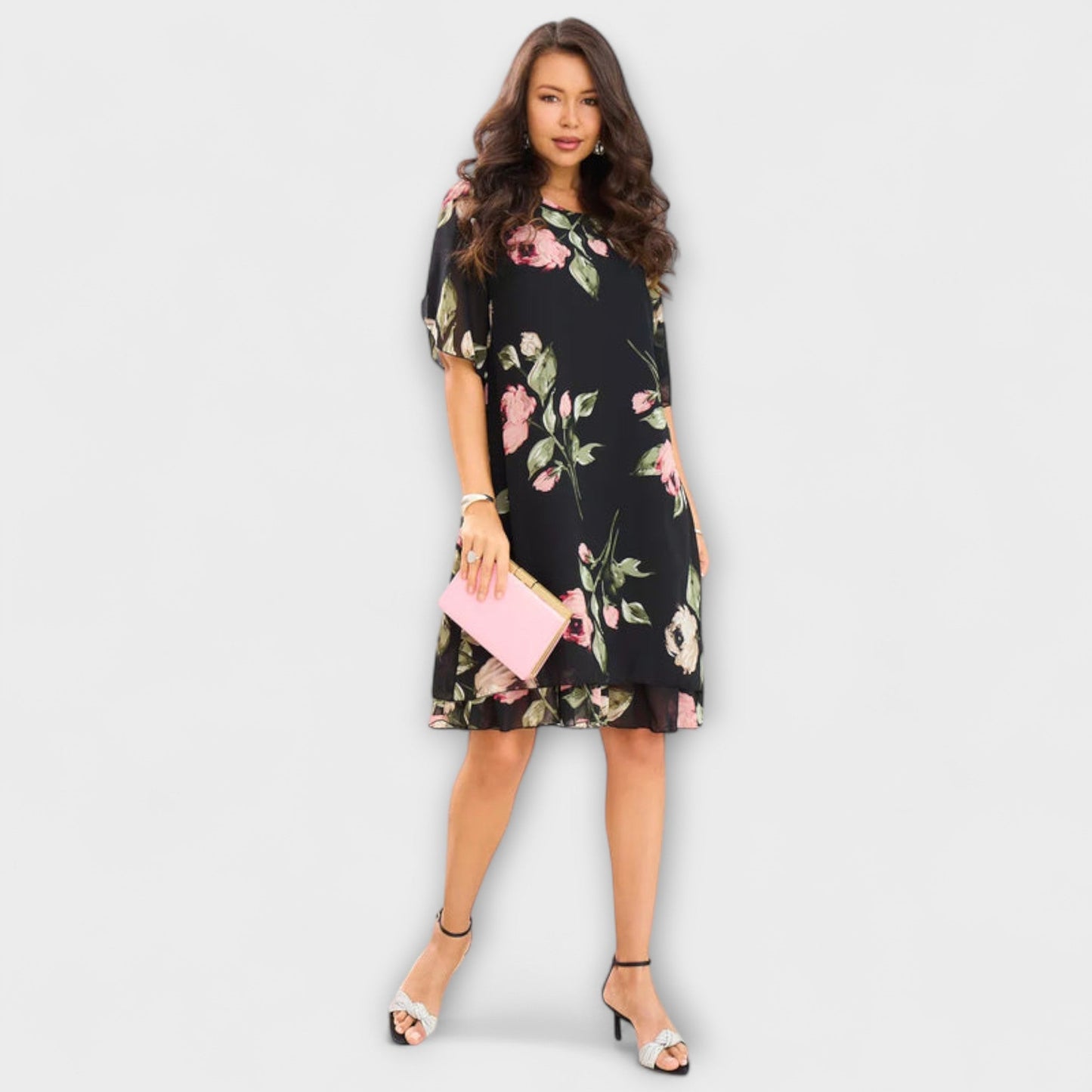 Aurora - Elegantes Chiffonkleid