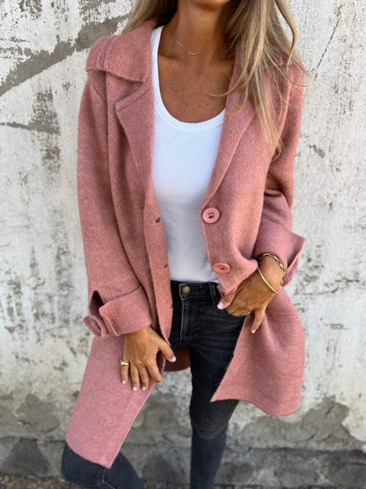 Eda | Langer Strickmantel