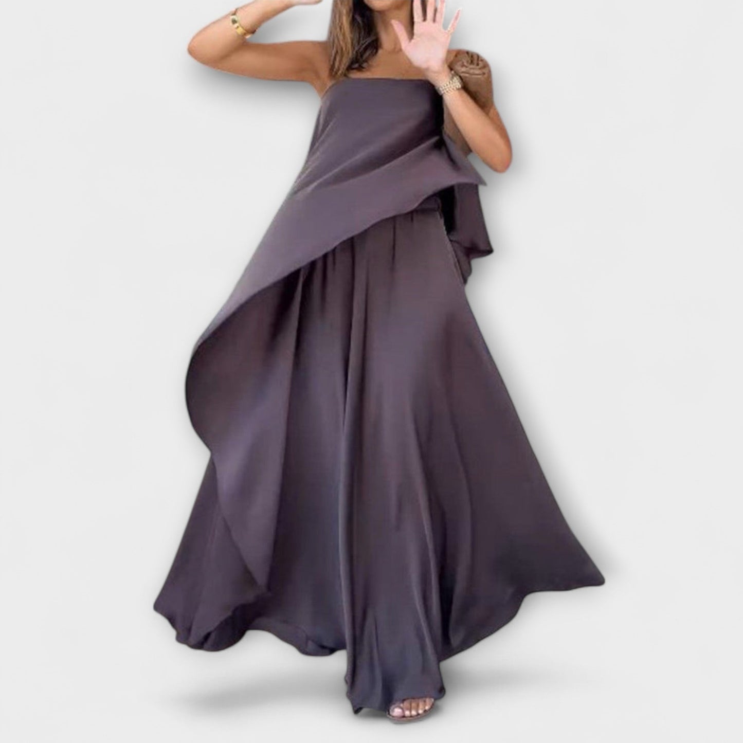 Ruby - Schickes ärmelloses Bandeau-Top und Rock