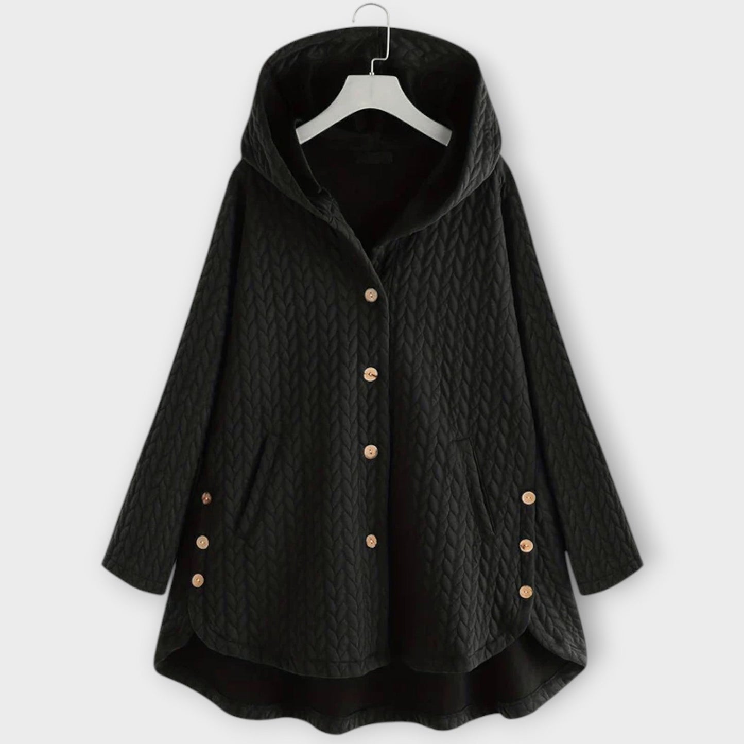 Leslie - Warme Button-Up Jacke