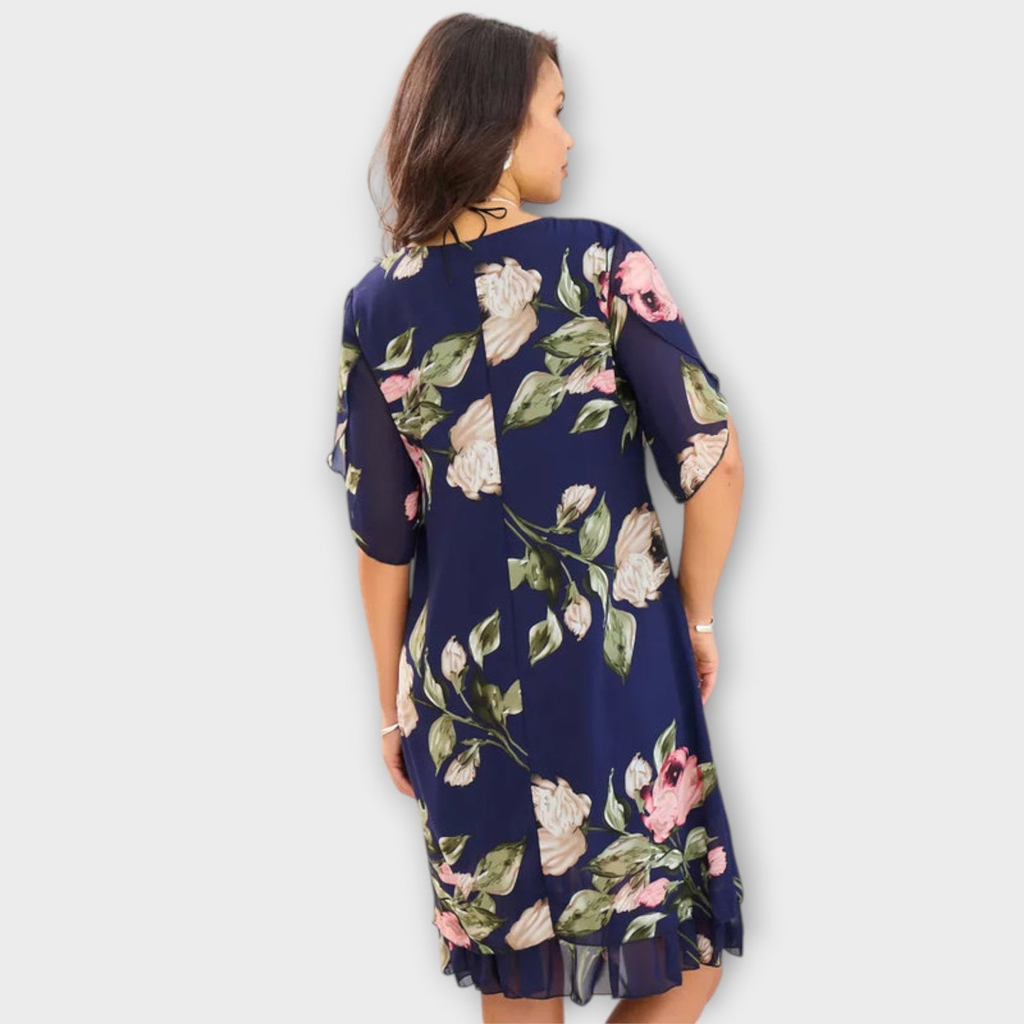 Aurora - Elegantes Chiffonkleid