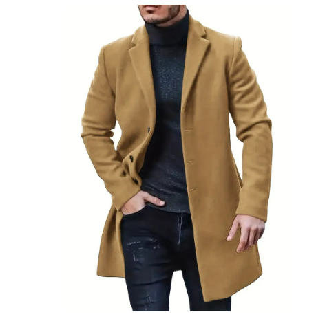 Langer Trenchcoat für Herren