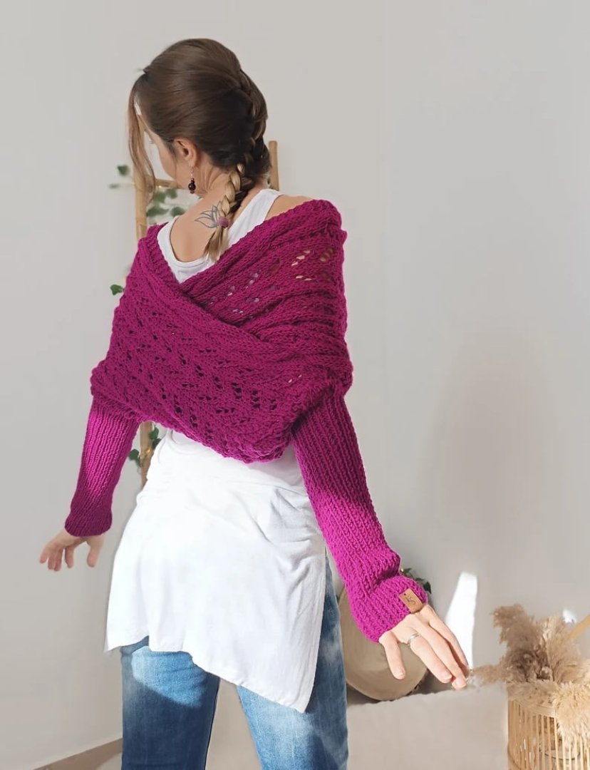 Liliana™| Bequemer Strickschal