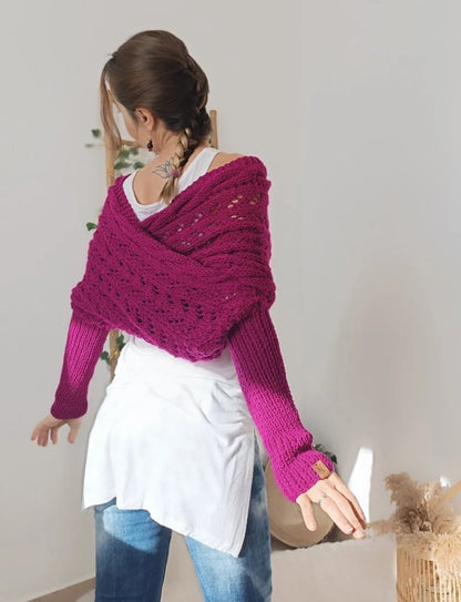 Liliana™| Bequemer Strickschal