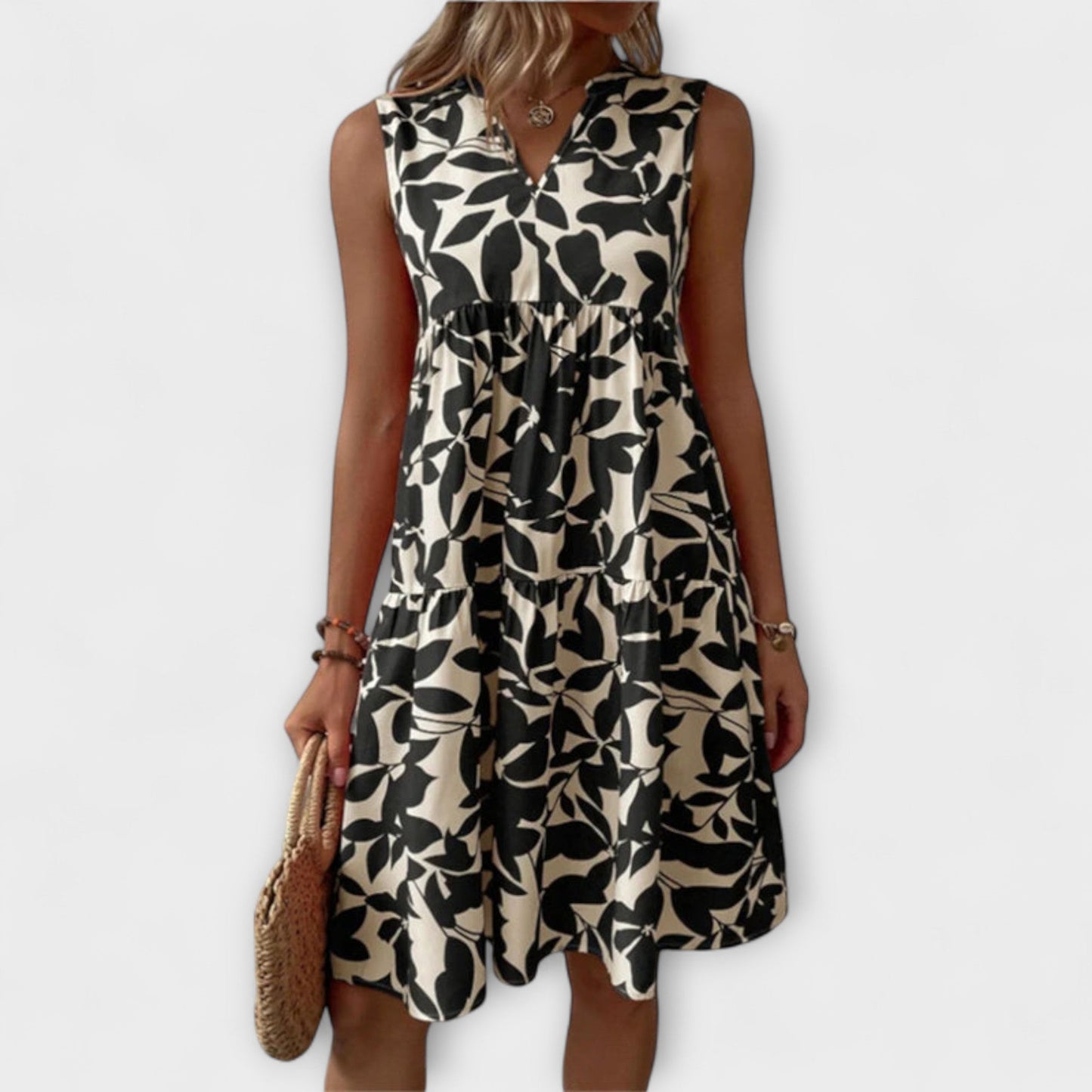 Tasha - Florales Fließendes Kleid