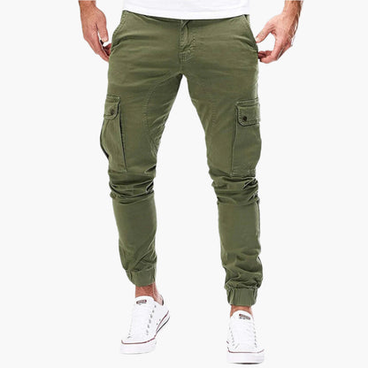 Herren Cargo Jogginghose – Moderne Streetwear Freizeithose mit Taschen und Elastikbund, Outdoor & Alltag