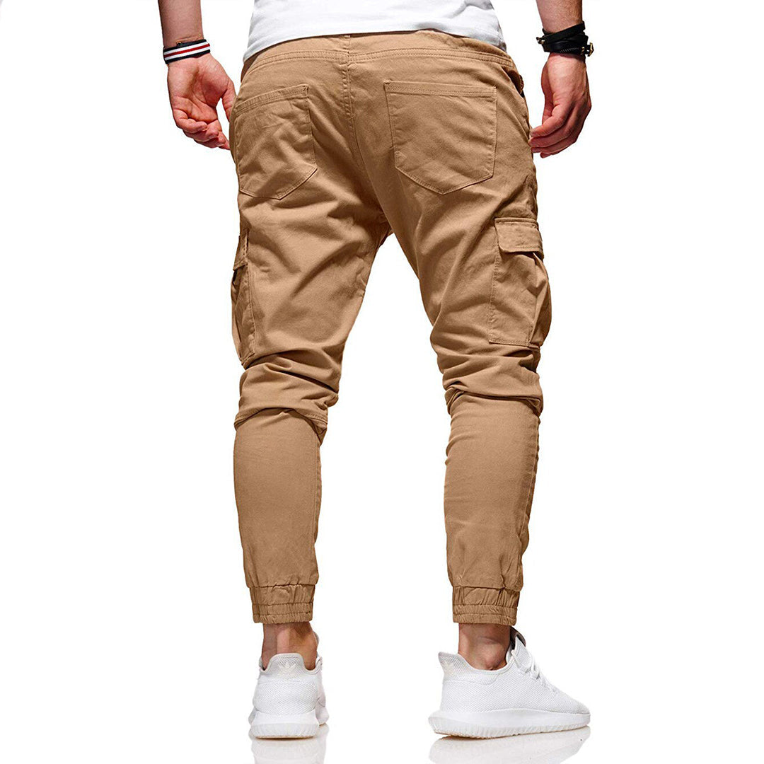 Herren Cargo Jogginghose – Moderne Streetwear Freizeithose mit Taschen und Elastikbund, Outdoor & Alltag