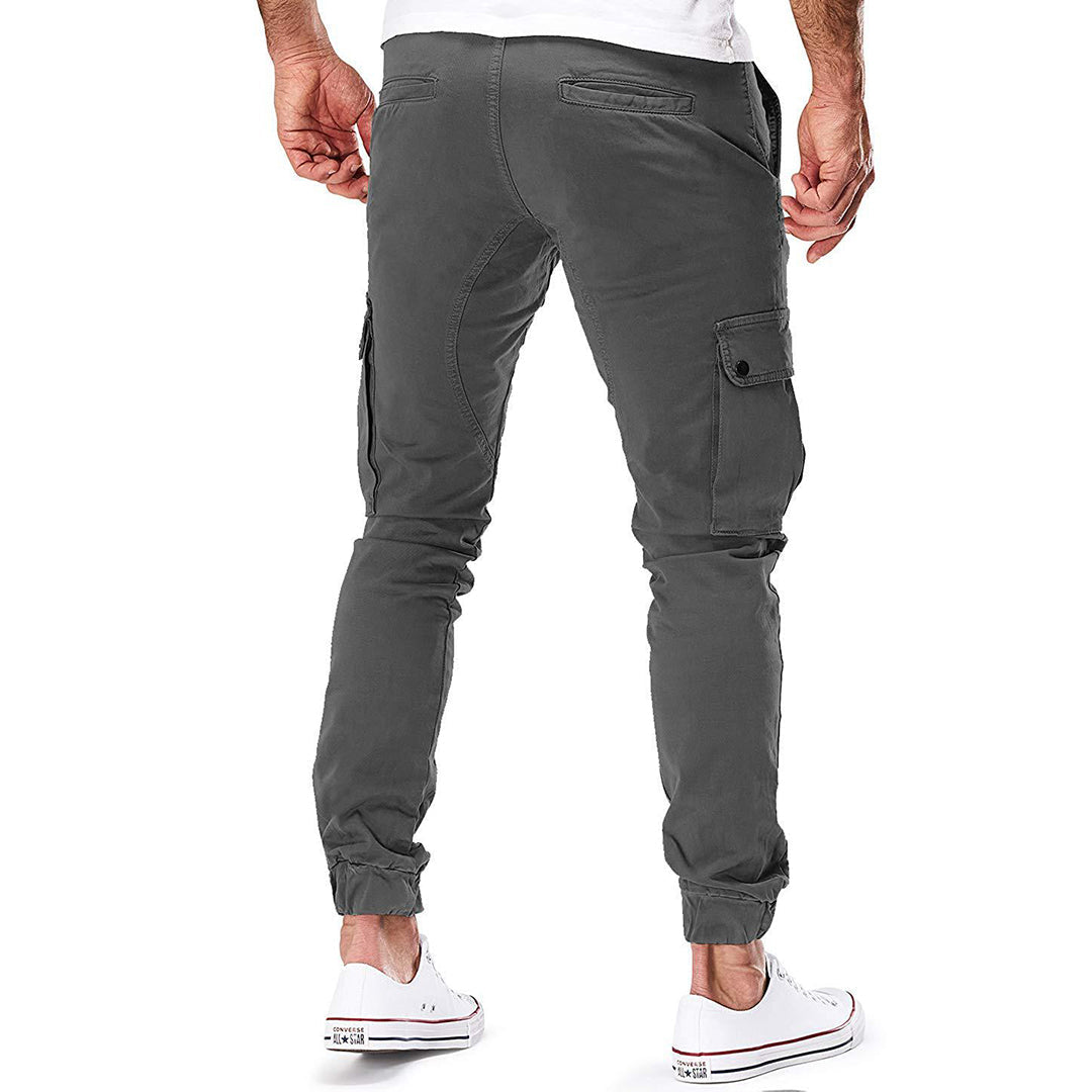 Herren Cargo Jogginghose – Moderne Streetwear Freizeithose mit Taschen und Elastikbund, Outdoor & Alltag