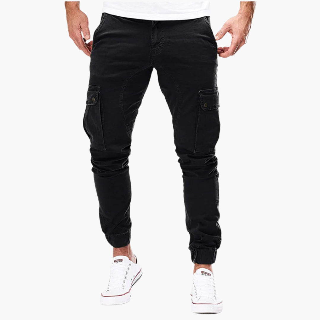 Herren Cargo Jogginghose – Moderne Streetwear Freizeithose mit Taschen und Elastikbund, Outdoor & Alltag