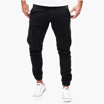 Herren Cargo Jogginghose – Moderne Streetwear Freizeithose mit Taschen und Elastikbund, Outdoor & Alltag