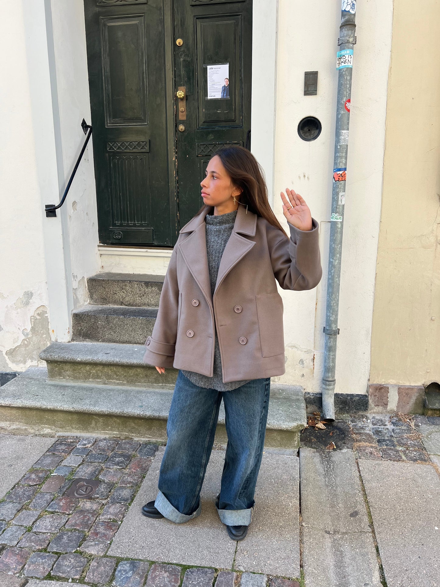 Sandra | Klassische Übergroße Jacke