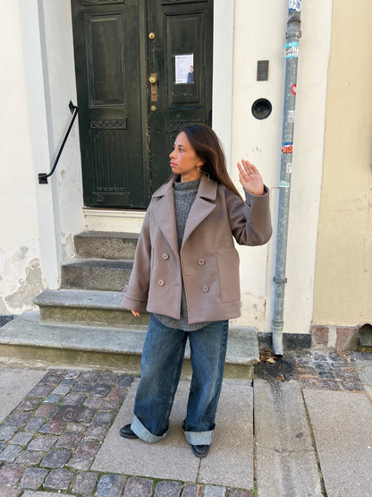Sandra | Klassische Übergroße Jacke