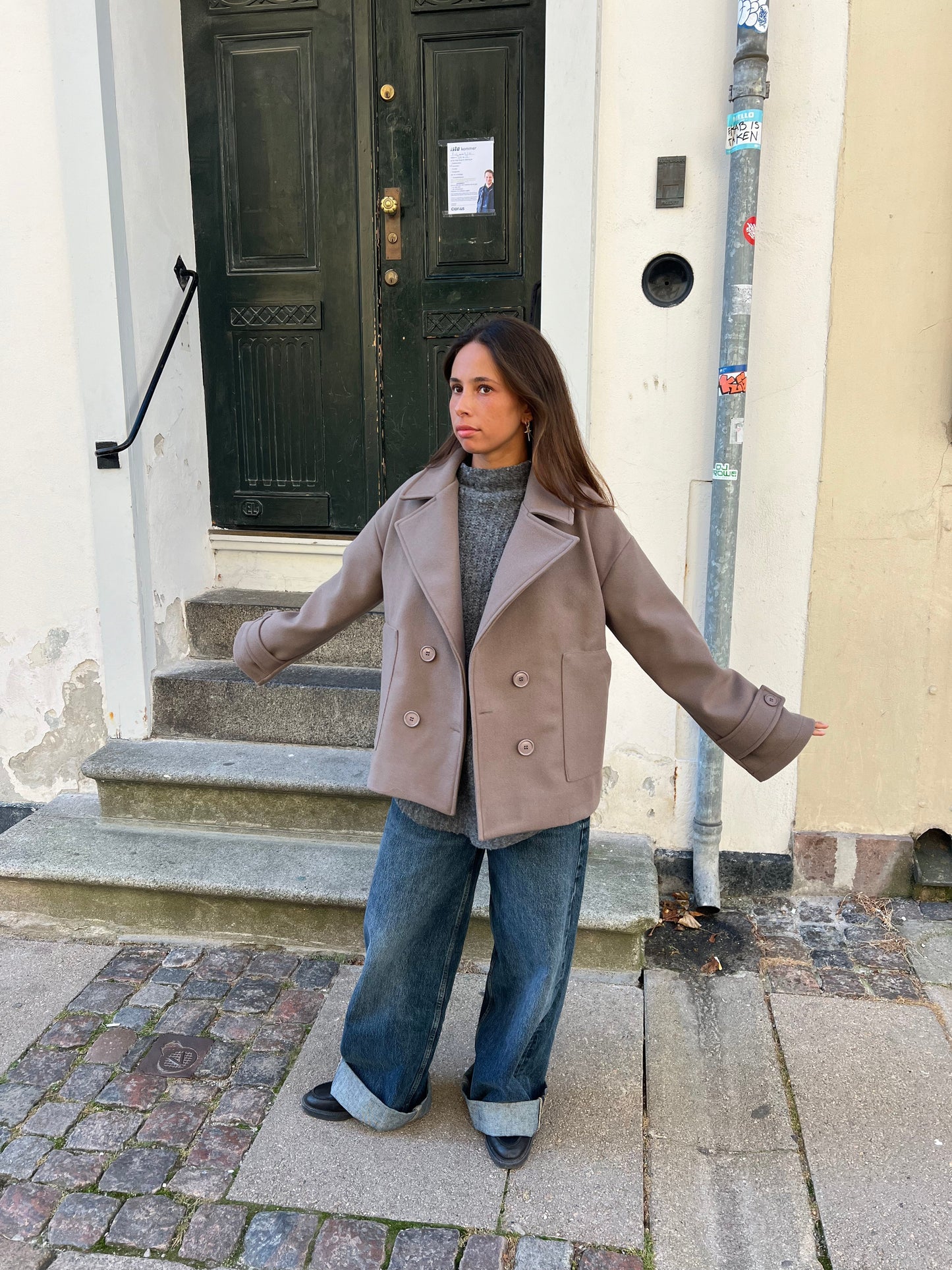 Sandra | Klassische Übergroße Jacke