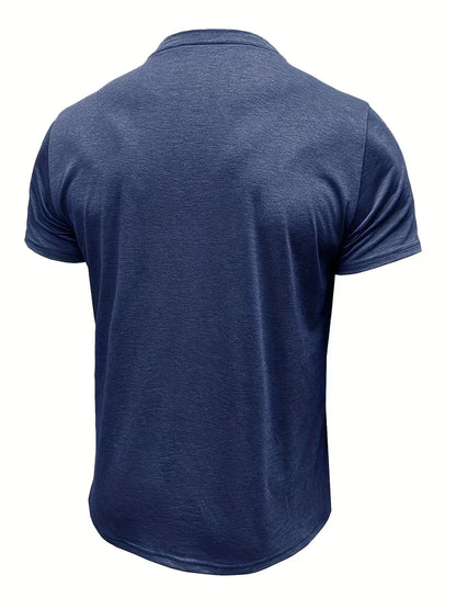 Weiches Basic T-Shirt mit Brusttasche für Herren