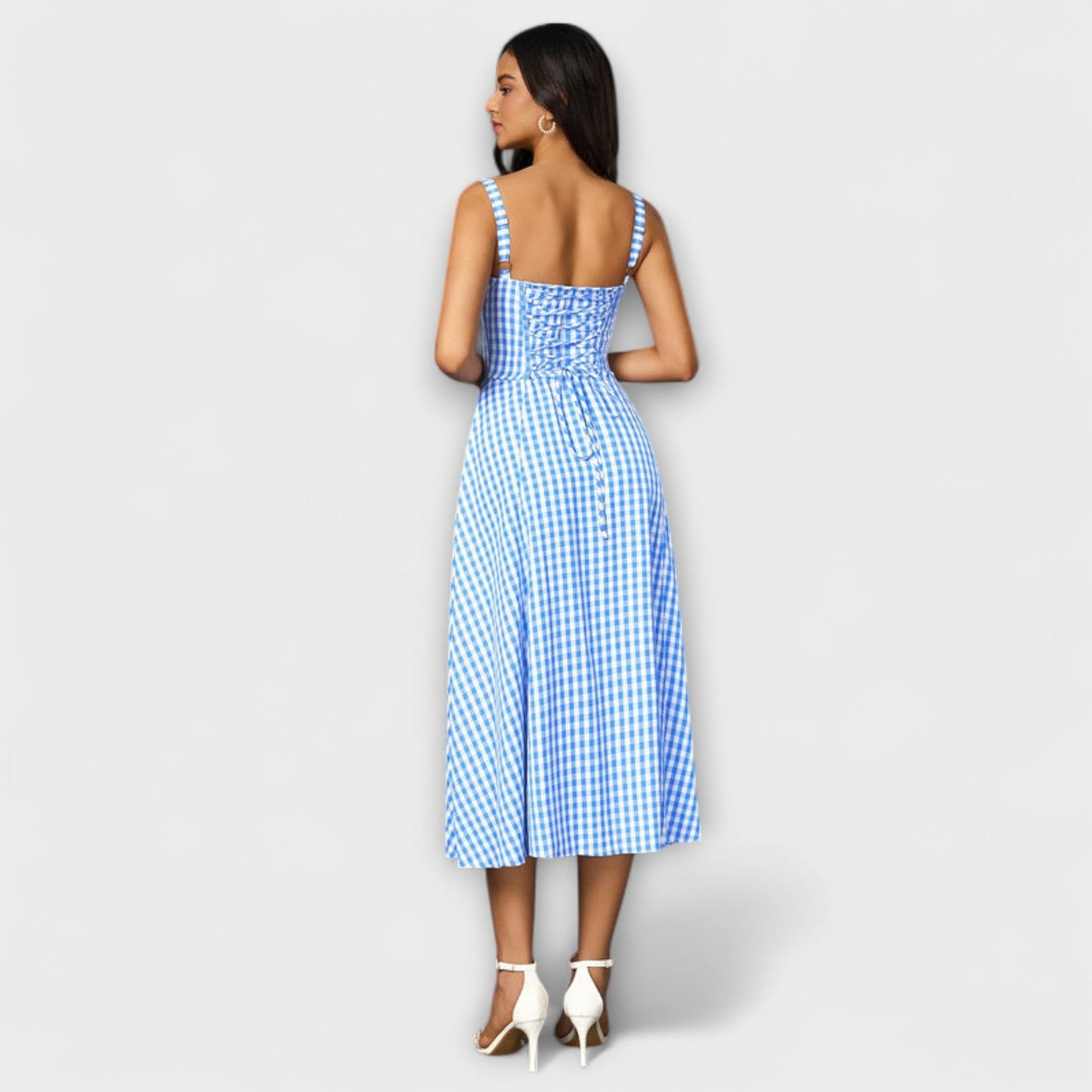 Hope - Rüschentop Kleid mit Schlitzdetail