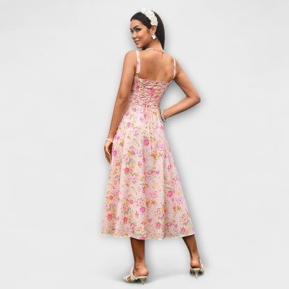 Hope - Rüschentop Kleid mit Schlitzdetail