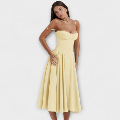 Rosalie - Verfeinertes ärmelloses Korsettkleid