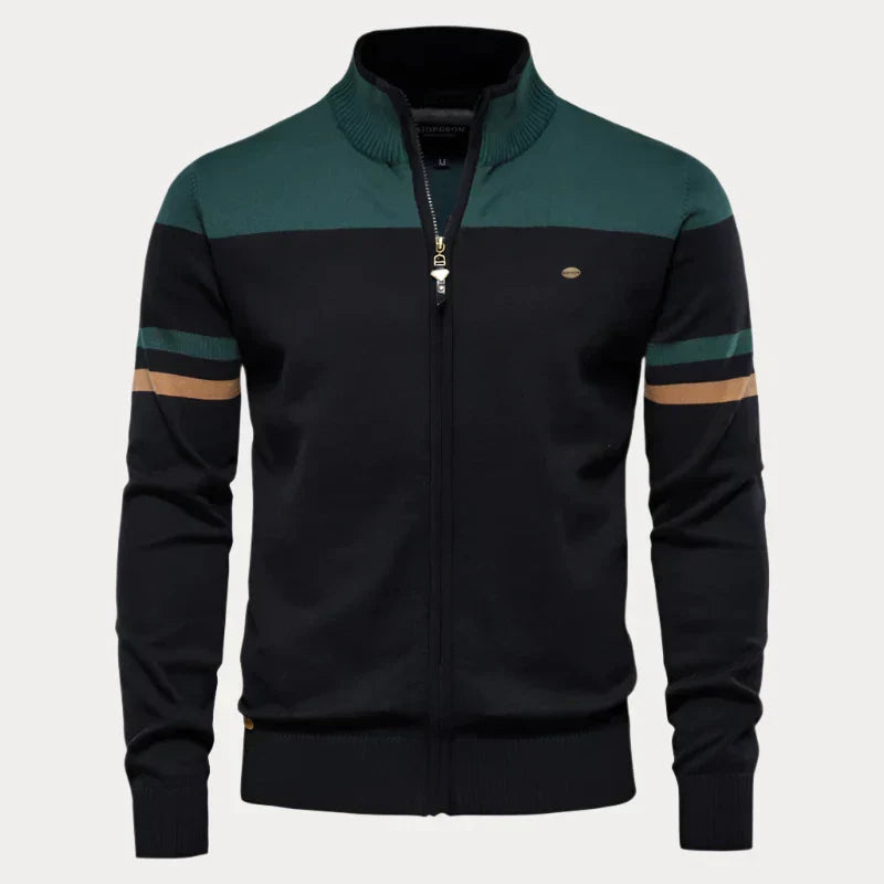 Reißverschluss-Strickjacke für Herren