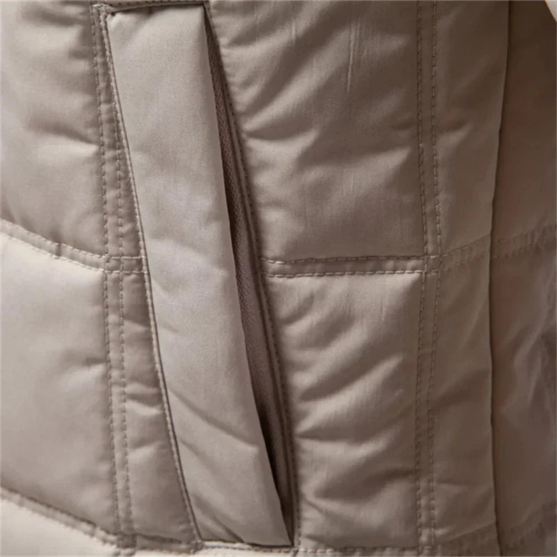 Geknöpfte Steppjacke für Herren