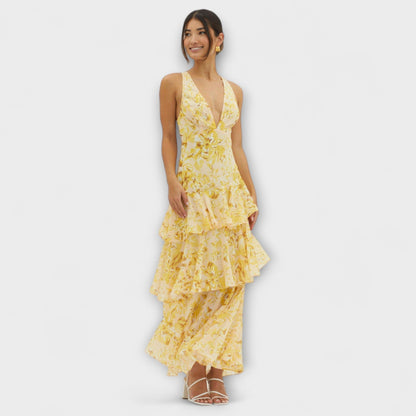 Faye - Bloom Shift Midi Kleid