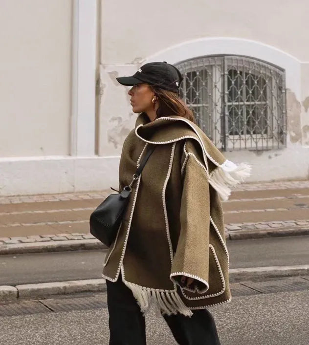 Leonie | Fransen-Schal-Jacke