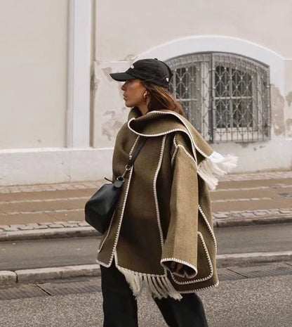 Leonie | Fransen-Schal-Jacke