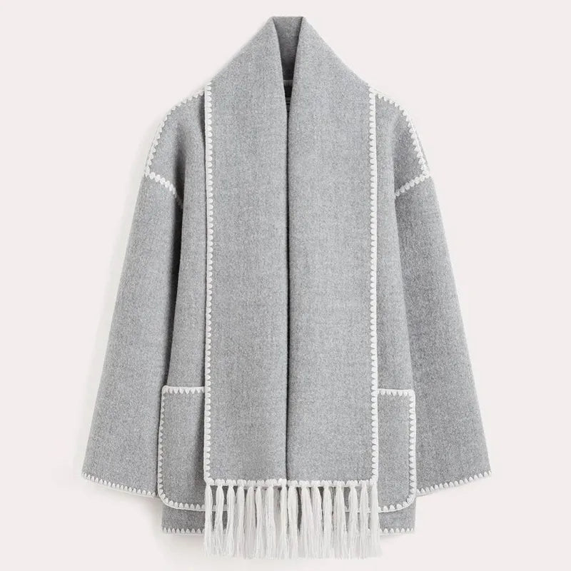 Leonie | Fransen-Schal-Jacke