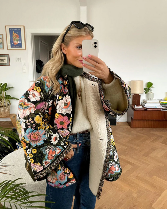 Rosalie | Jacke mit Blumendruck