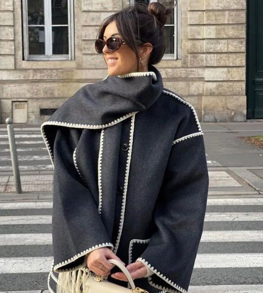 Leonie | Fransen-Schal-Jacke