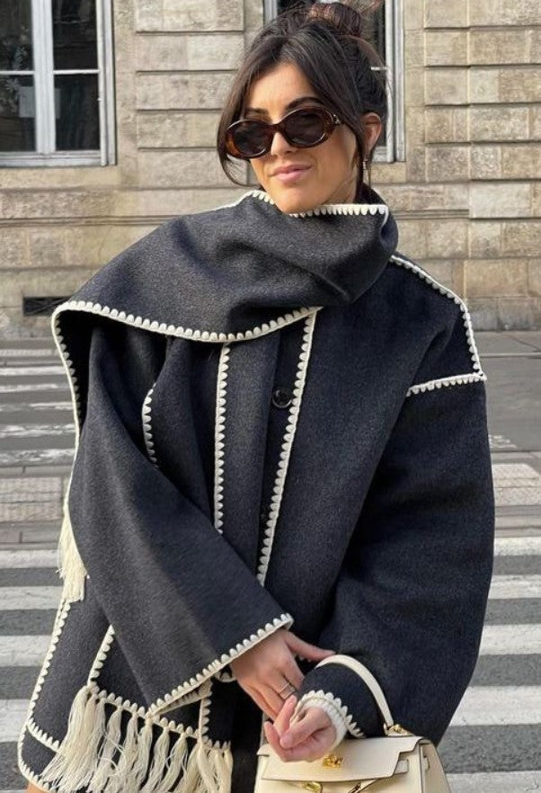 Leonie | Fransen-Schal-Jacke