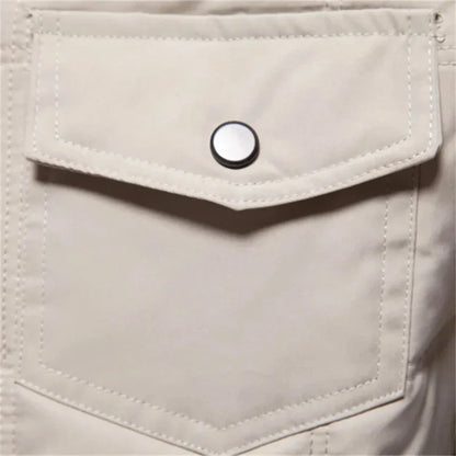 Geknöpfte Steppjacke für Herren