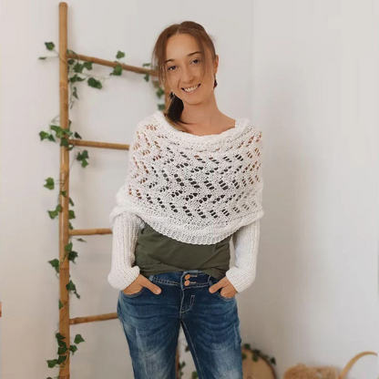 Liliana™| Bequemer Strickschal