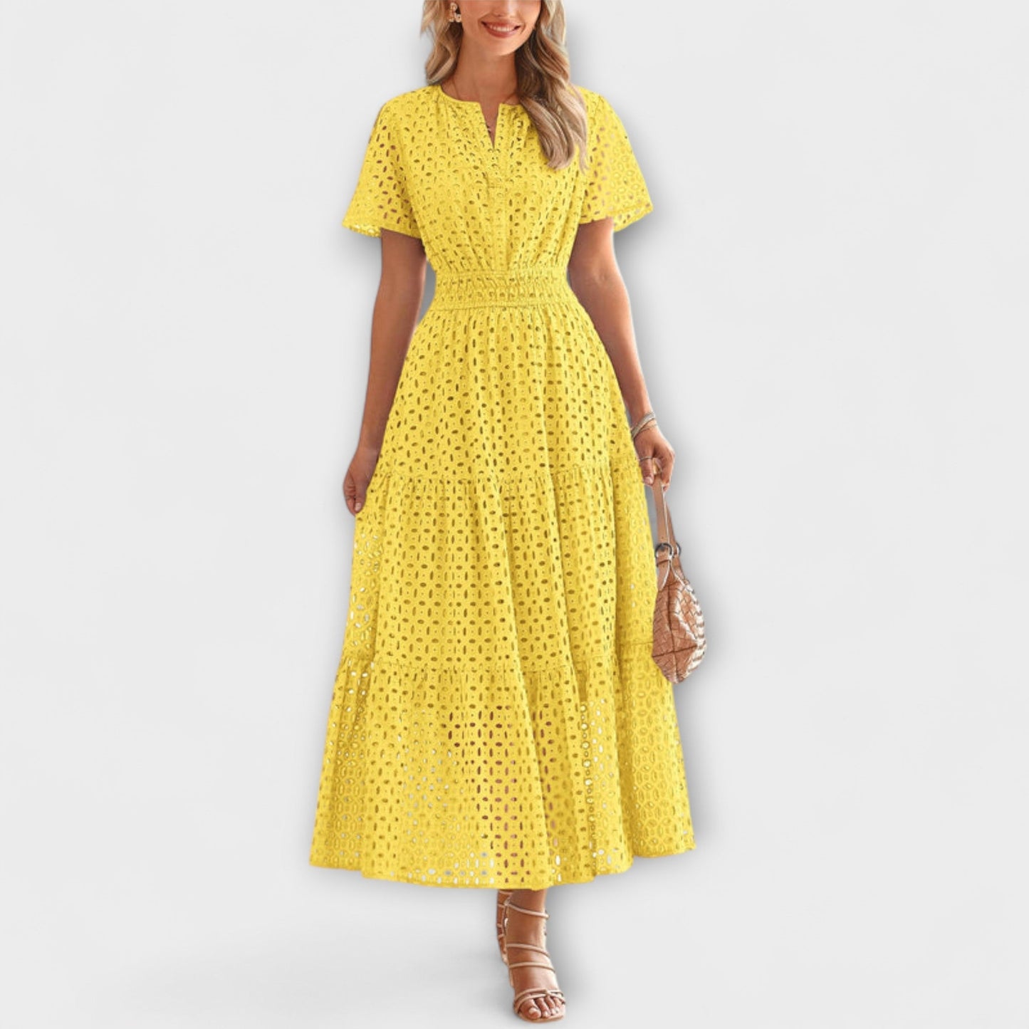 Aurora - Elegantes Spitzen-Sommerkleid