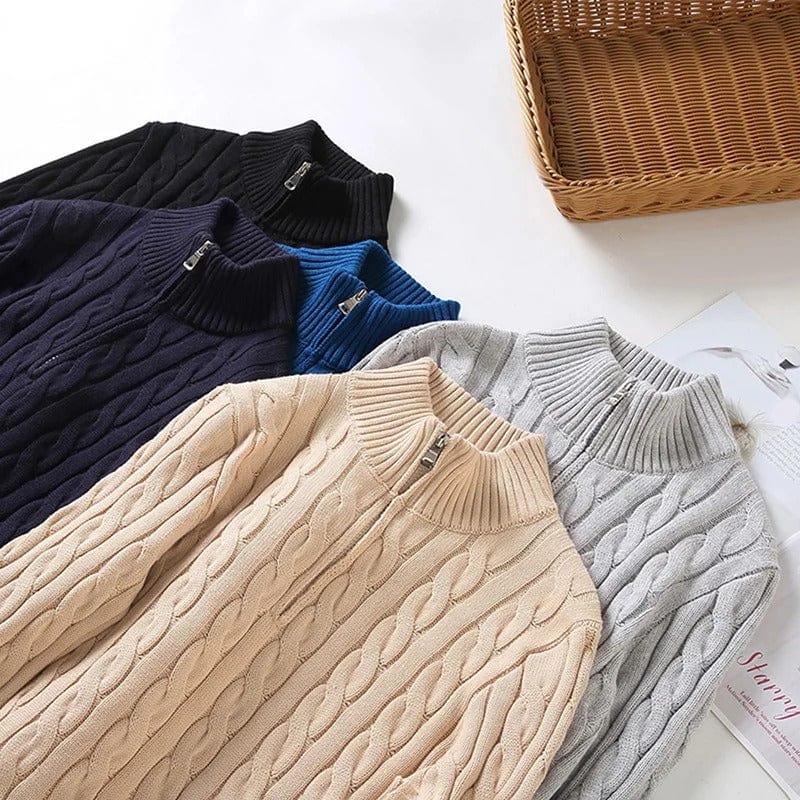 Frederick | Kaschmir Zip-Pullover