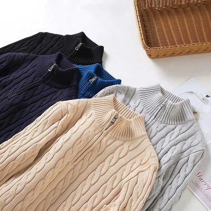 Frederick | Kaschmir Zip-Pullover