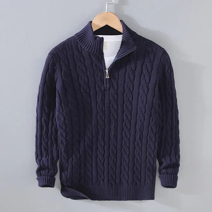 Frederick | Kaschmir Zip-Pullover